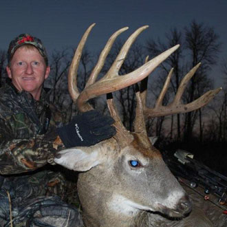 Jay Gregory and a massive trophy