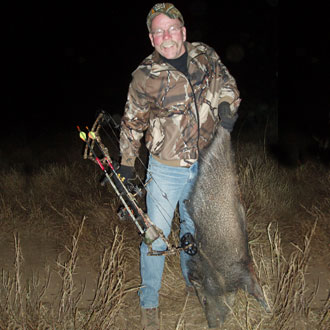 Tom Nelson bags a javalina using a String Splitter!